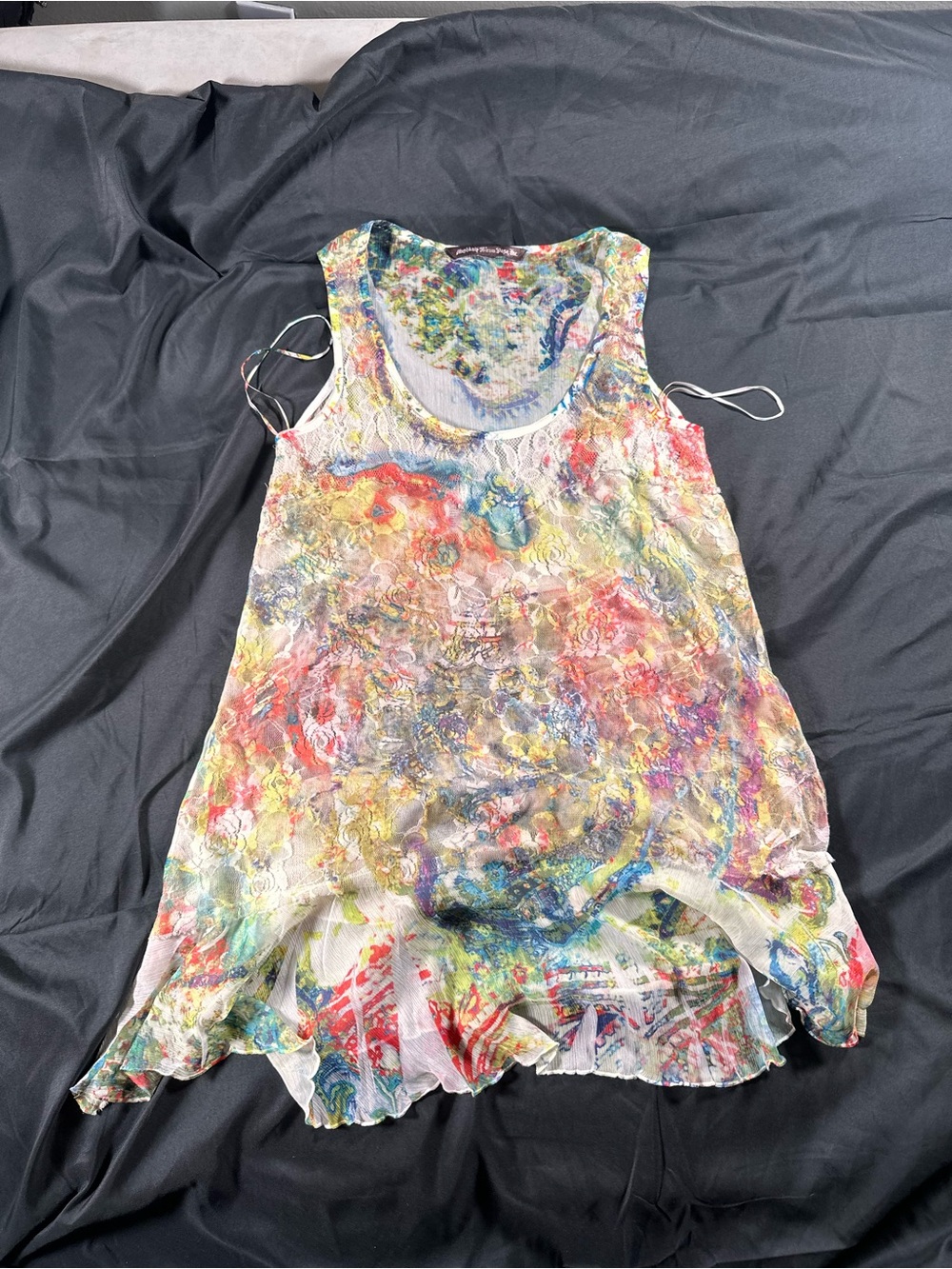 Mushka By Sienna Rose Retro Y2K Fairycore Boho Tank Top OSFM Floral Cottagecore